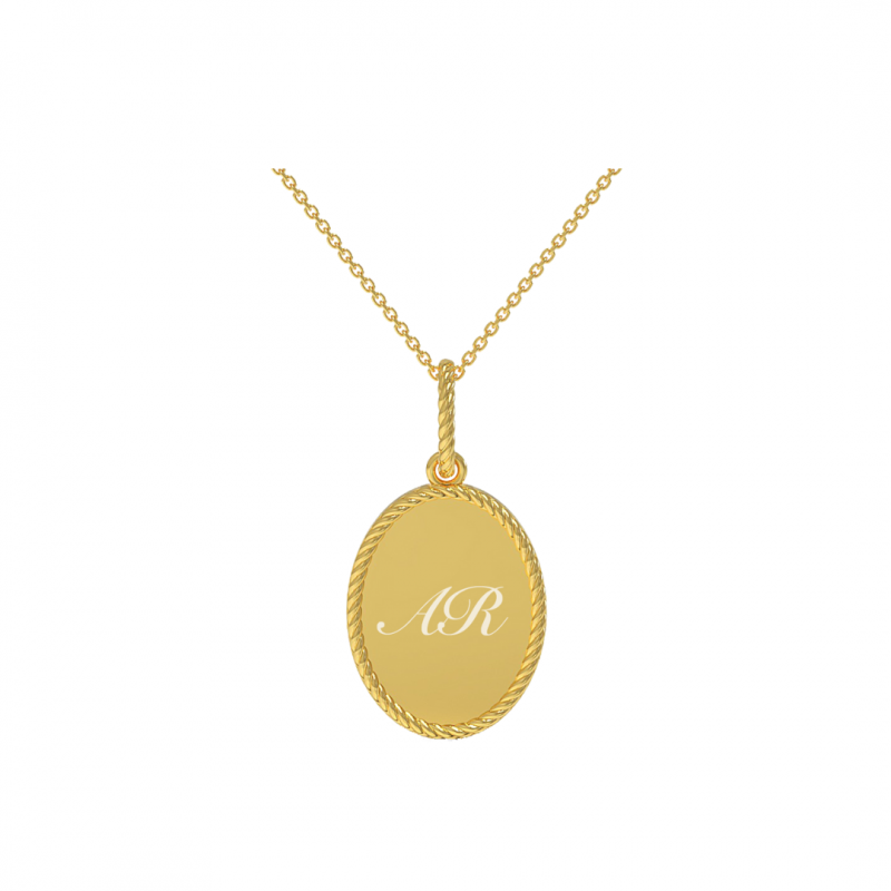 OVAL TWIST NECKLACE